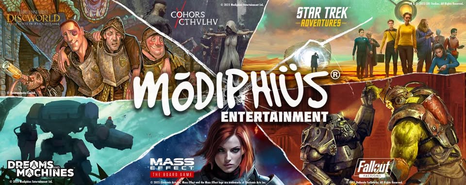 Modiphius expande su imperio de licencias con el anuncio de nuevos suplementos de ‘Fallout’ y ‘Dishonored’