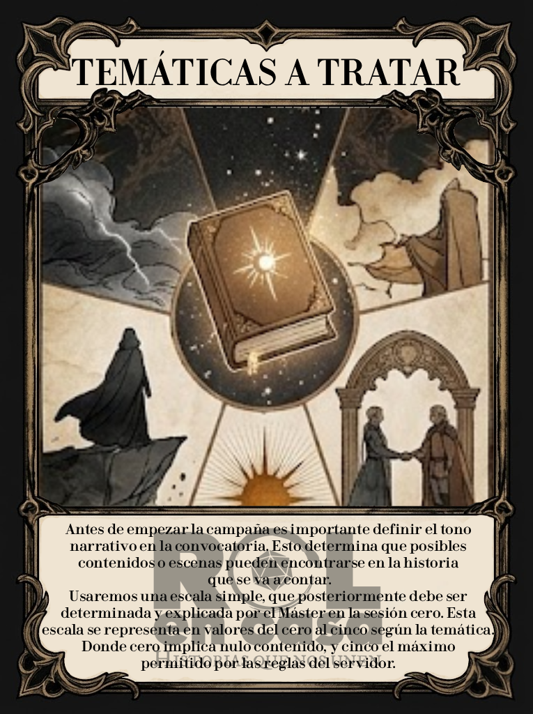 Temáticas a tratar